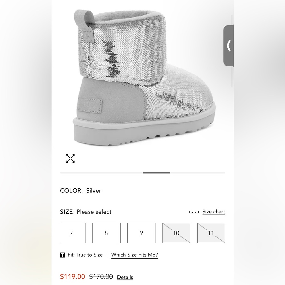 UGGs Classic Mini Mirror Ball Boots